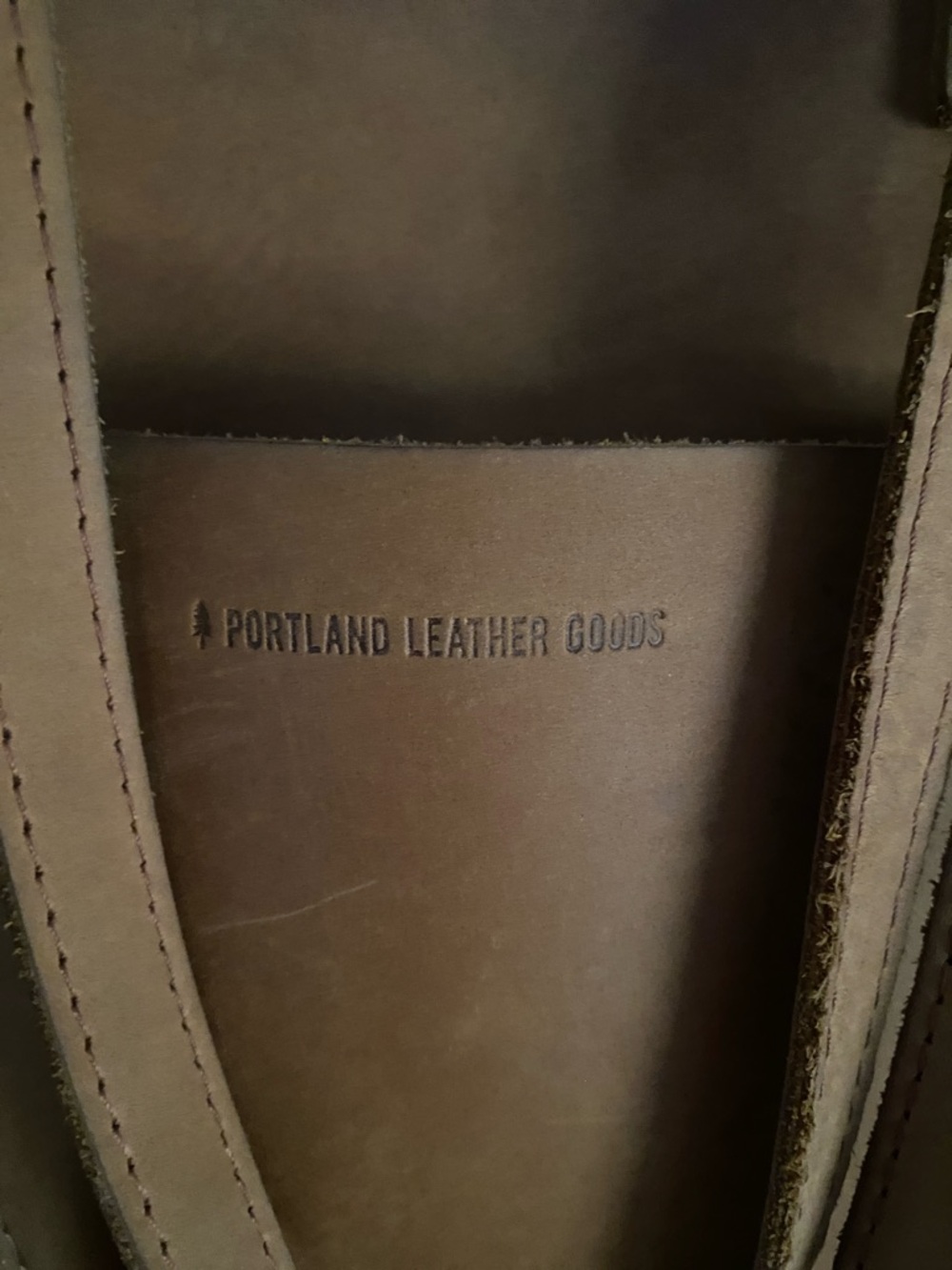 Portland Leather Tan Leather Tote with Shoulder & Crossbody Straps - Picture 2 of 5